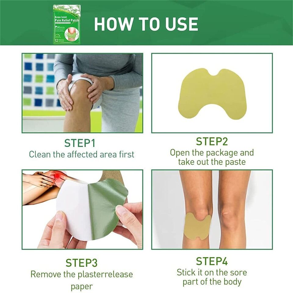 Herbal Knee Patches for Bone On Bone - Knee Pain Patch | eBay - Herbal Knee Patches Do They Work