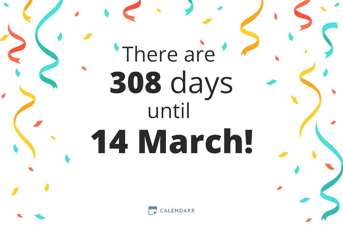 How many days until 14 March - Calendarr - How Many Months Until March 11