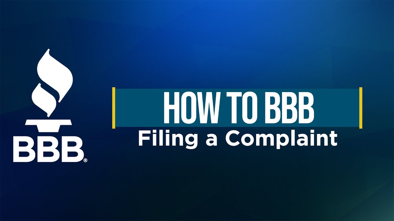 How to BBB - Filing a Complaint - YouTube - Wellnee Reviews Complaints Bbb Consumer Reports