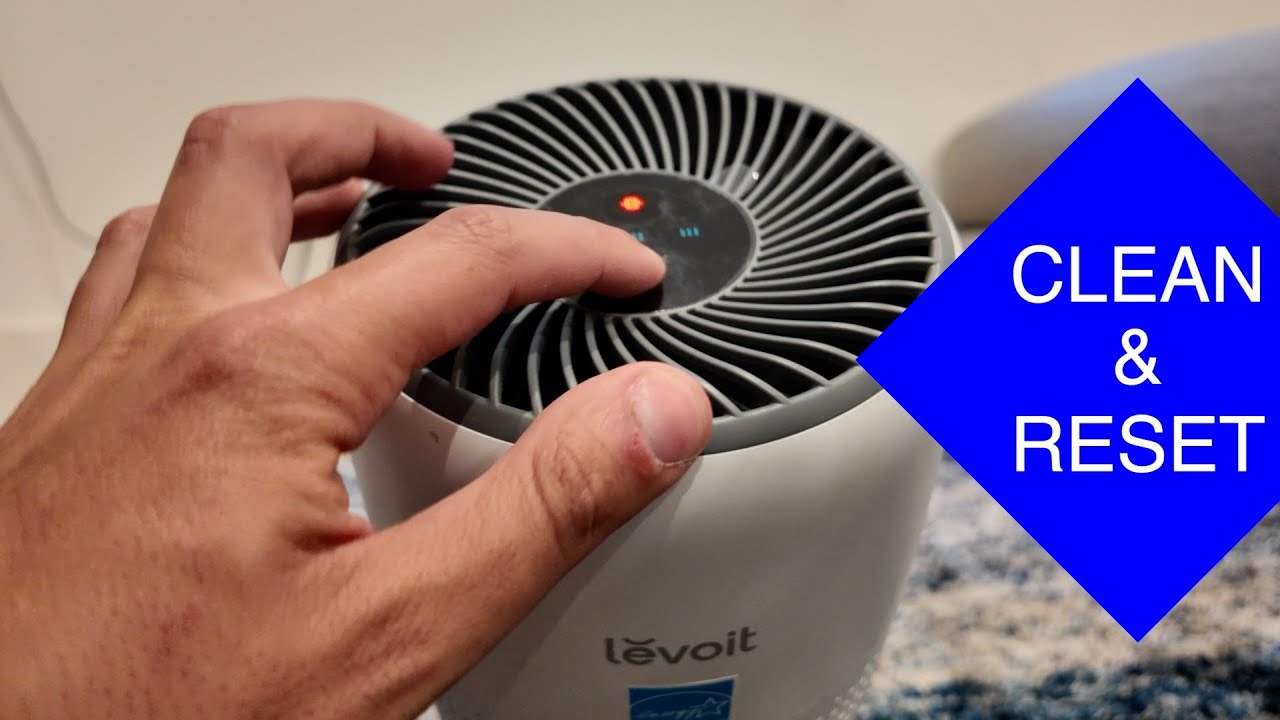 How to clean Levoit Air Filter AND Reset the Red Light - YouTube - How To Reset Levoit Filter Light