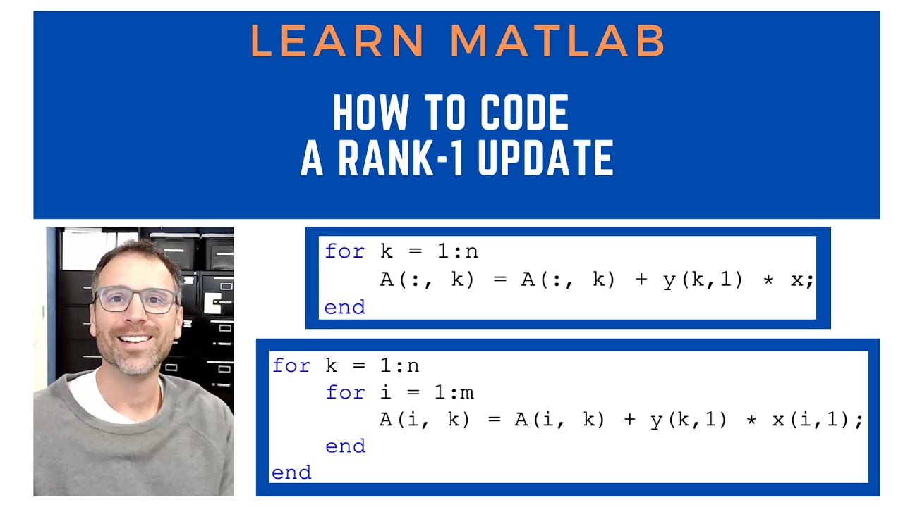 How to code a rank one update? - YouTube - What Is Rank One Update In Nlp