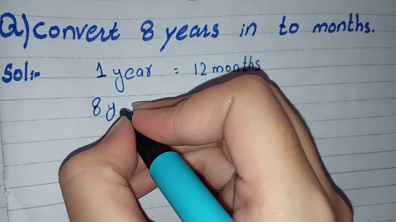 How to convert Years in to Months - YouTube - How Long Is 240 Months In Years