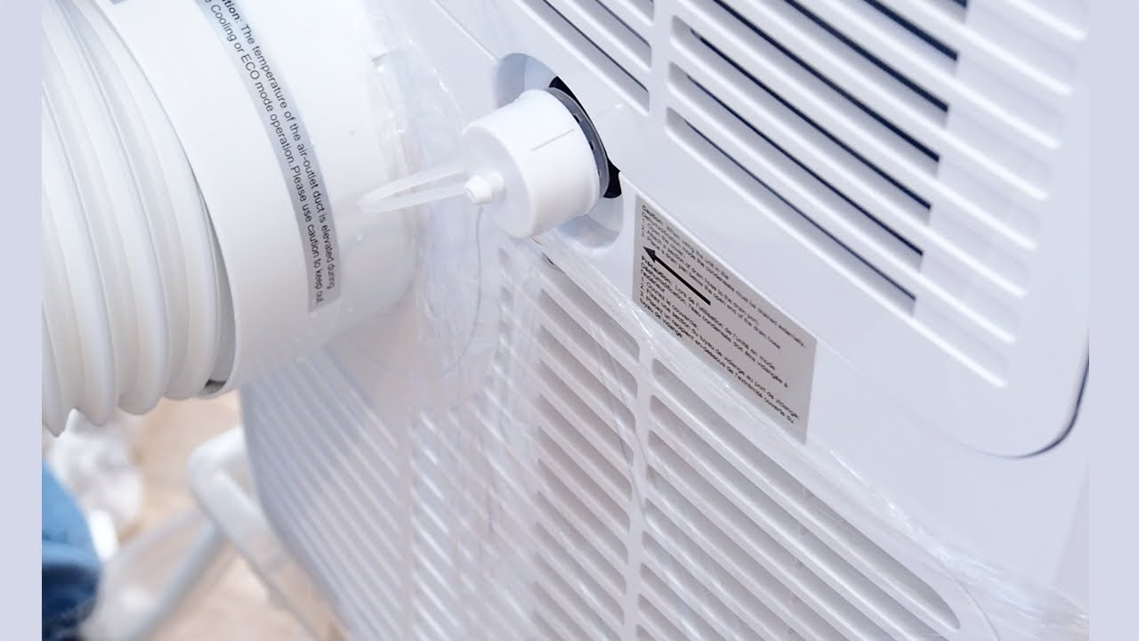 How to drain a portable AC without a hose - YouTube - How Often To Drain Portable Ac