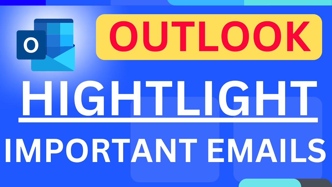 How to Highlight Important Emails in Outlook? - YouTube - How To Send Outlook Email With High Importance