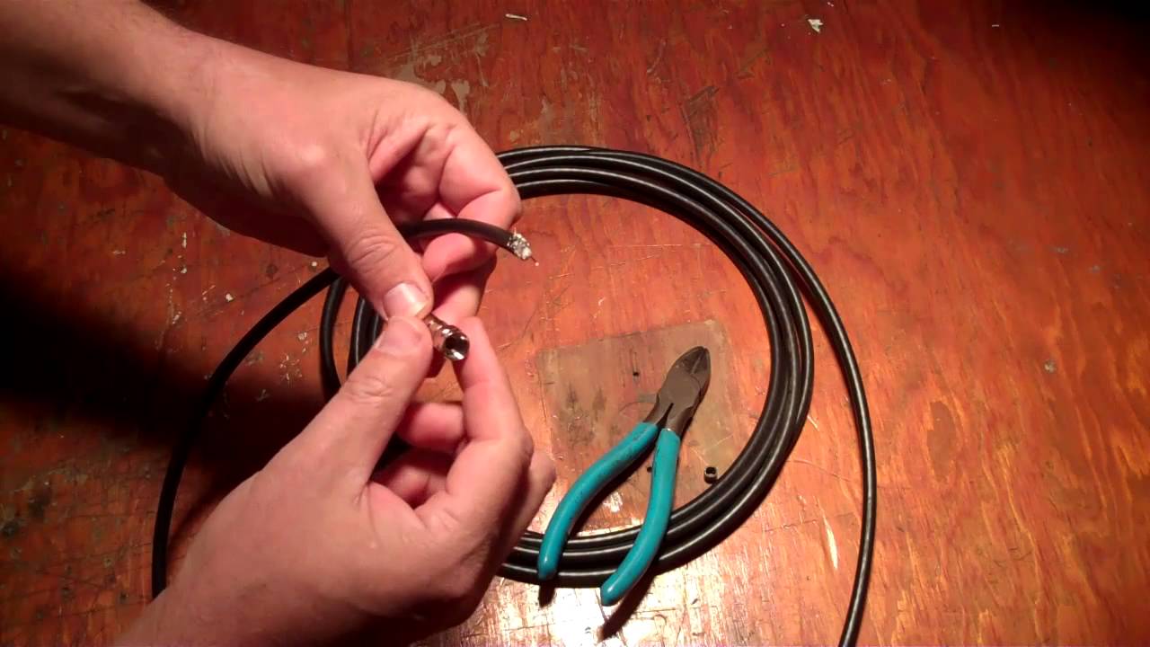 How To Install A Coaxial Cable Connectors - How To Install A Coaxial Cable