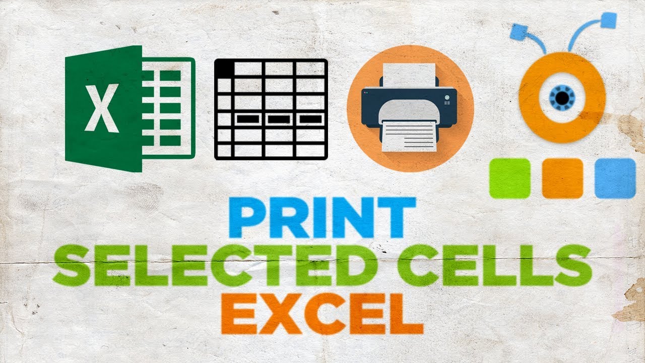 How to Print Selected Cells in Excel - YouTube - Specify That The Selected Cells Will Print
