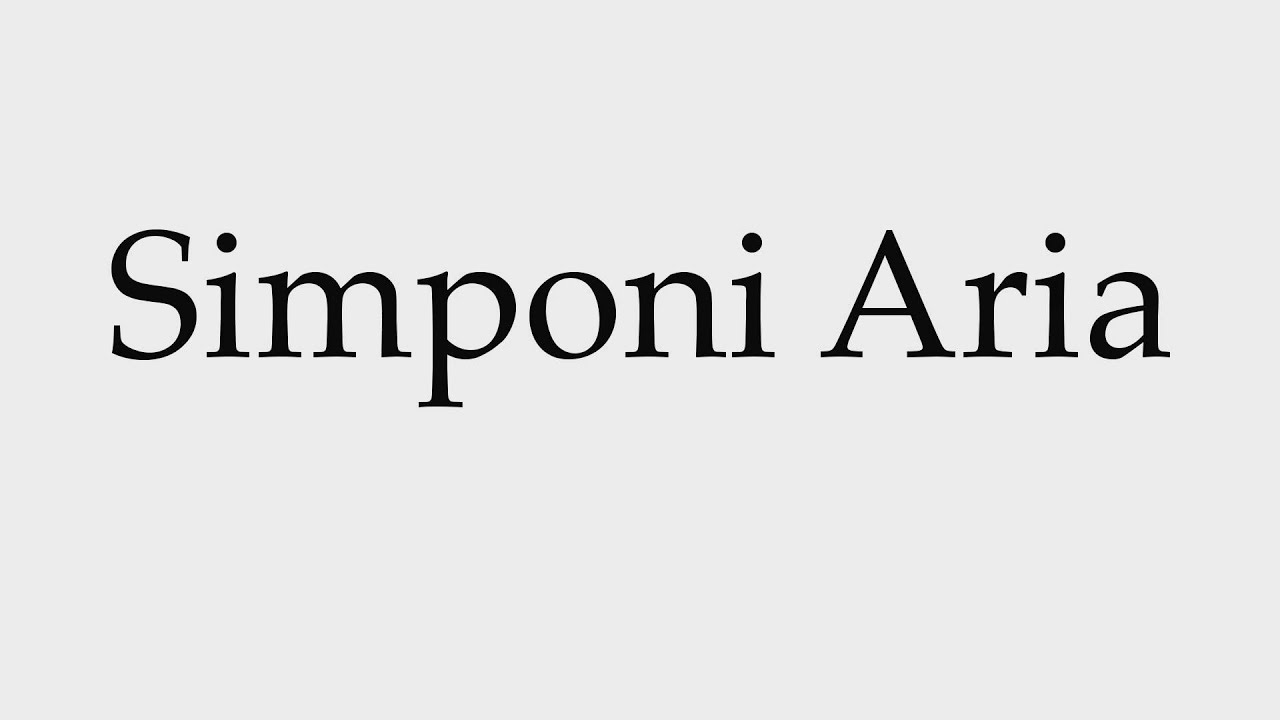How to Pronounce Simponi Aria - YouTube - Covid 2024 While On Simponi Aria