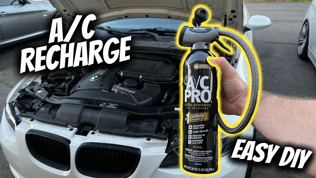 HOW TO RECHARGE YOUR CAR AC THE EASY WAY! (DIY) - YouTube - How Often To Recharge Air Conditioner In Car