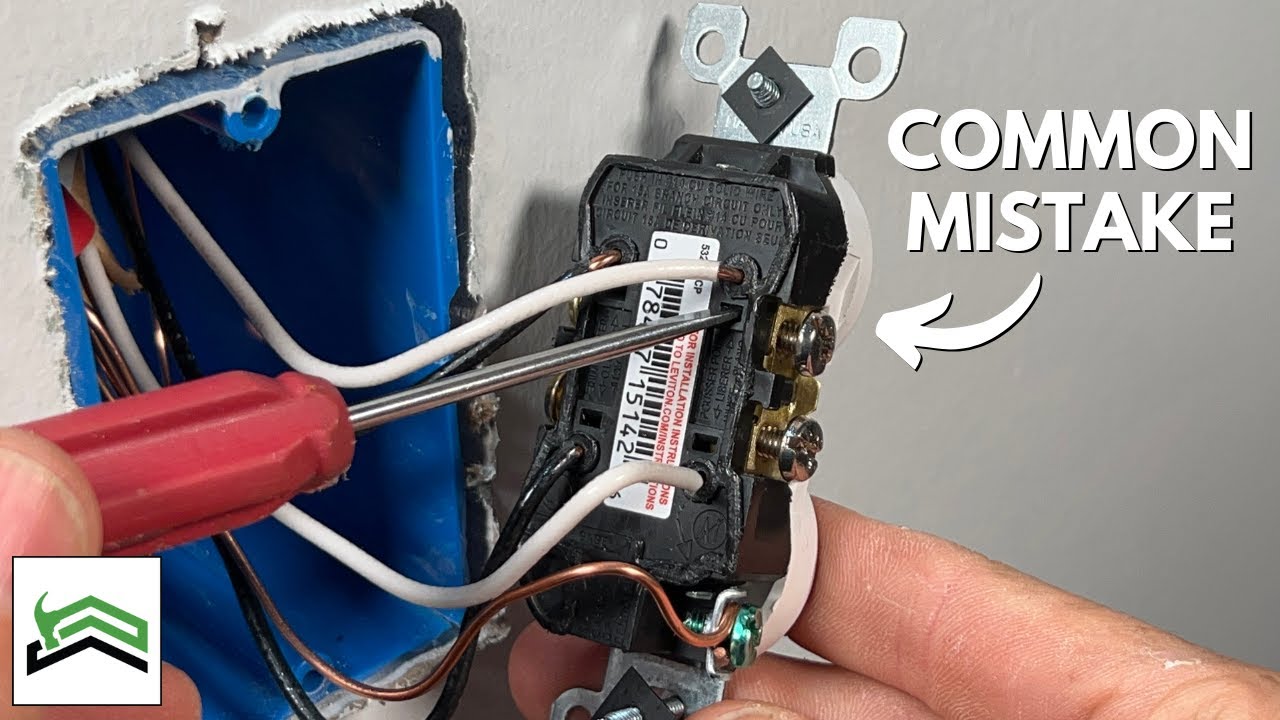 How To Release Wires From Outlet Push In Connectors - YouTube - How To Release Wire From Outlet