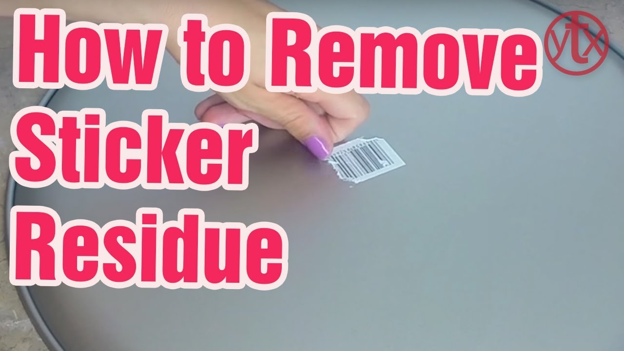 How to Remove Sticker Residue - YouTube - How To Remove Sticky Tape Residue From Skin