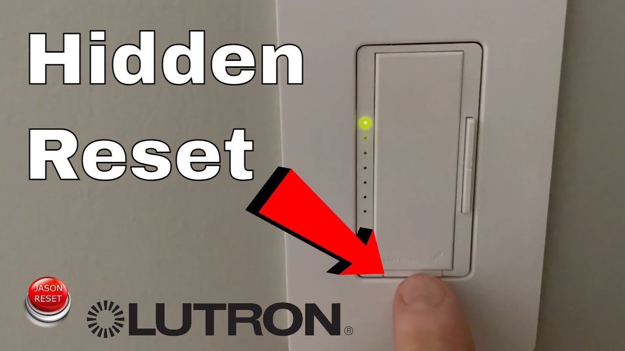 How To Reset A Lutron Dimmer - Switch - YouTube - Lutron Dimmer Switch Not Working With Led