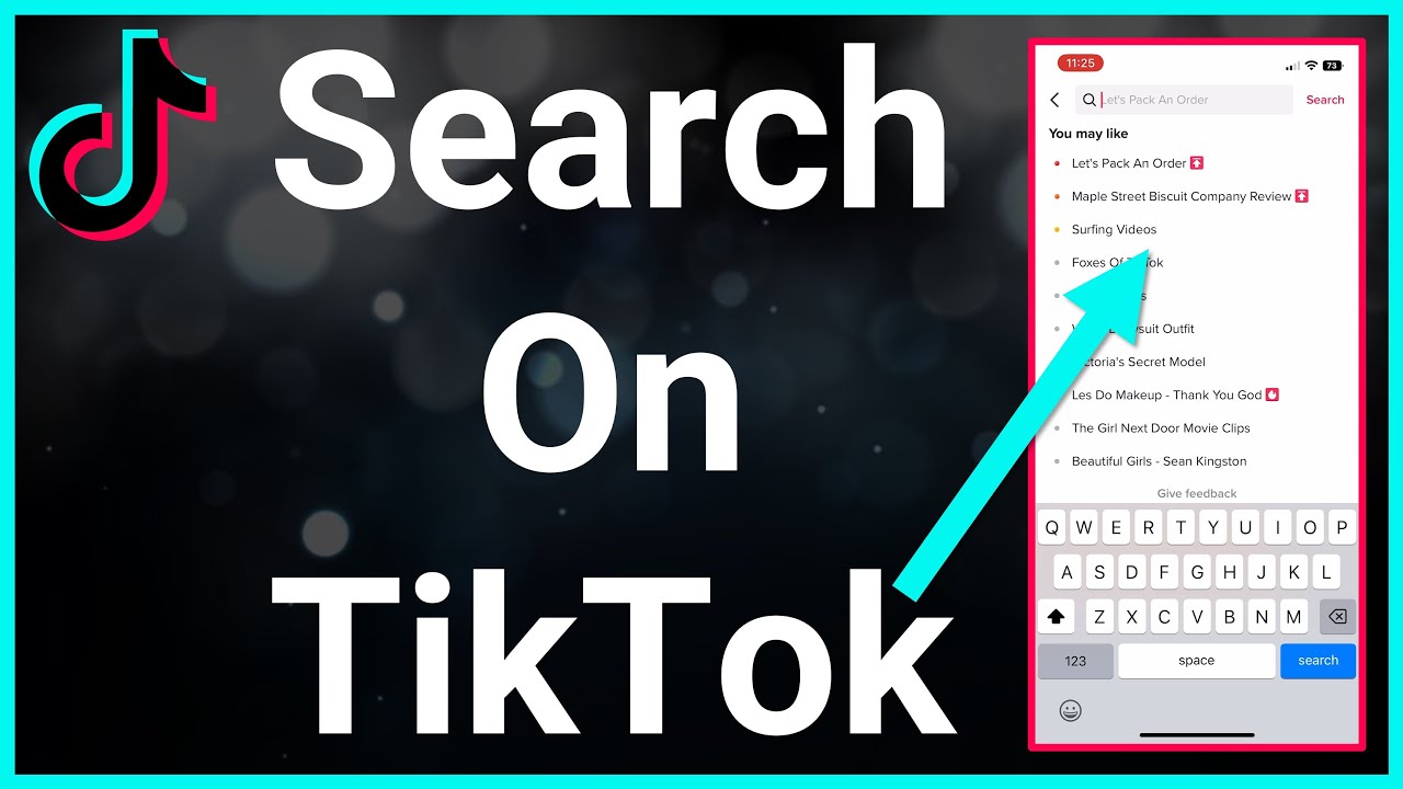 How To Search On TikTok - YouTube - How To Search On Tiktok While On Facetime