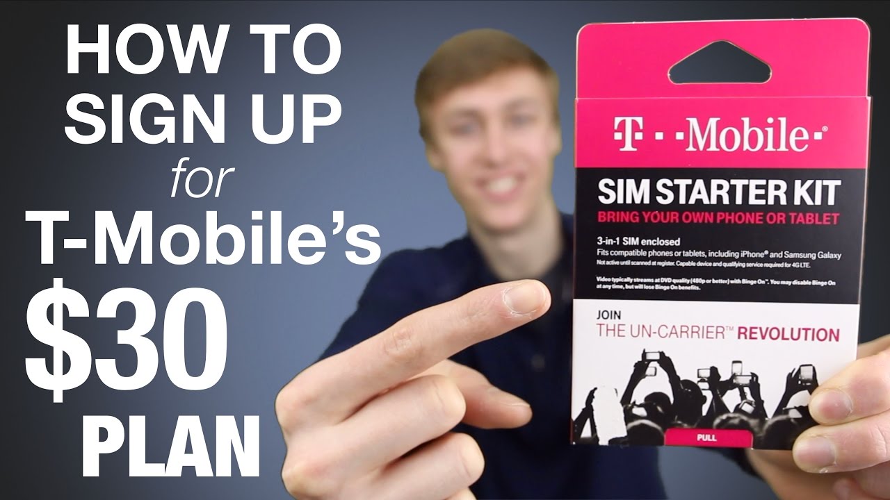 How To Sign Up For T-Mobile's $30 Prepaid Plan! - YouTube - Standup Wireless Top Up Free Code T Mobile