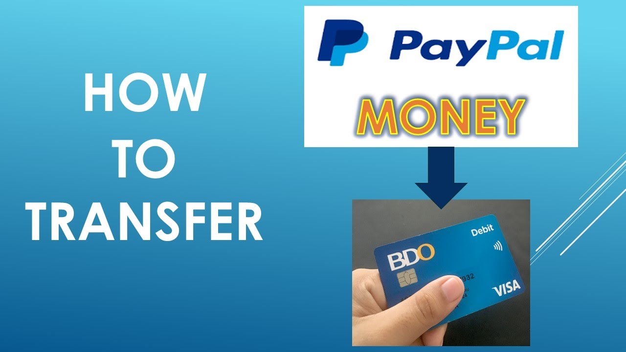 How to transfer paypal money to debit card! - YouTube - How To Send Money To Bancoppel Debit Card
