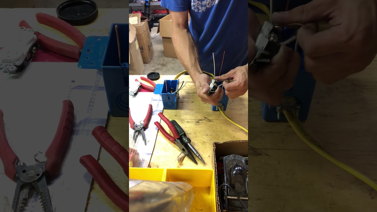 How to wire outlet from another outlet - YouTube - How To Release Wire From Outlet