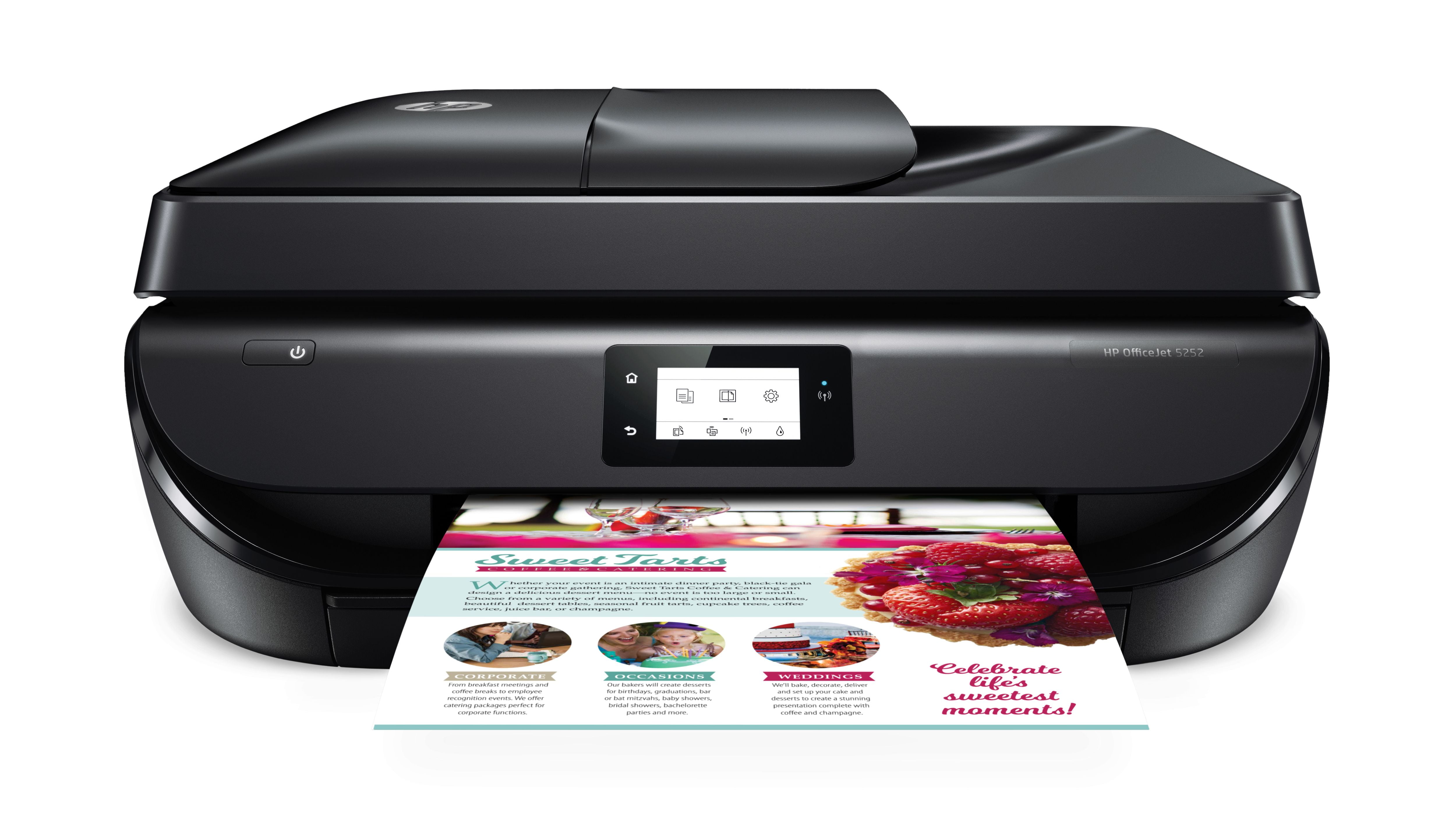 HP OfficeJet 5252 Wireless All-in-One Color Inkjet Printer (M2U82A - Printers On Sale For Cyber Monday