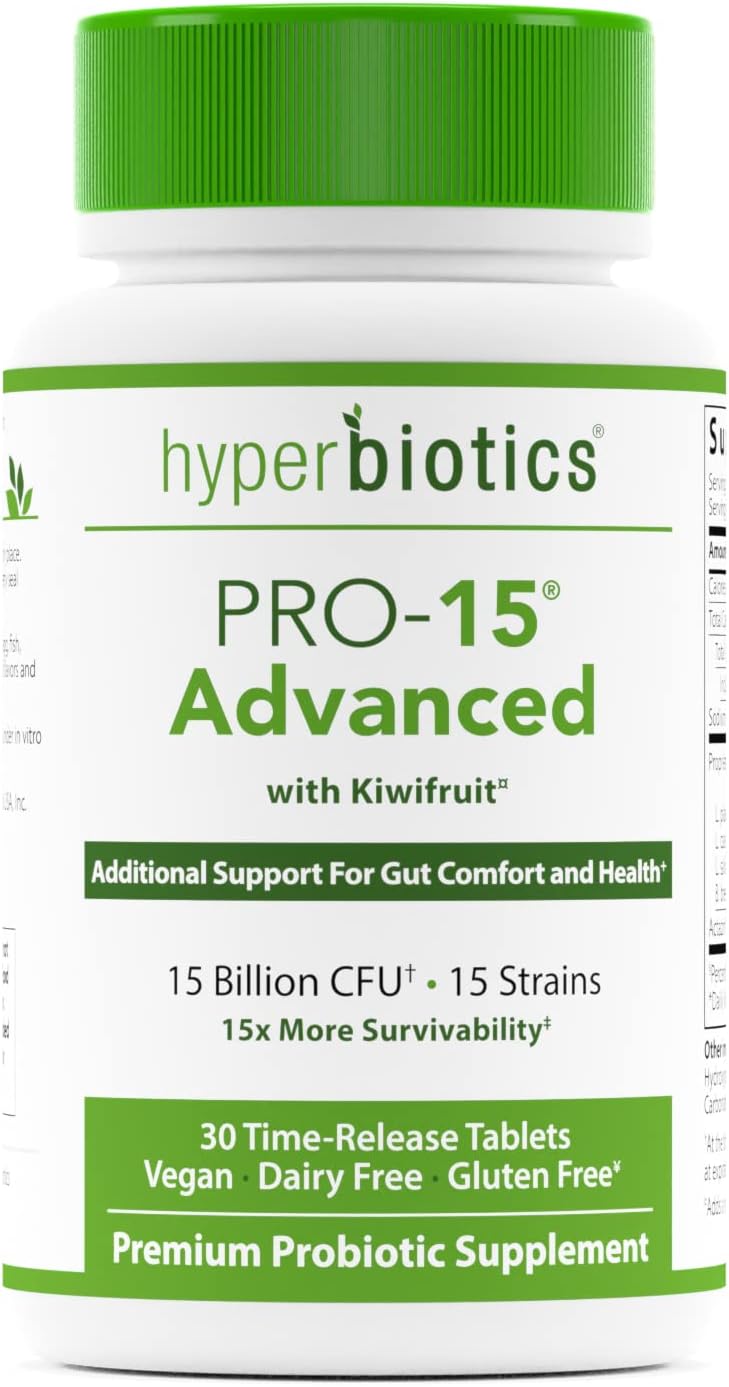 Hyperbiotics Pro 15 Advanced Probiotic Supplement