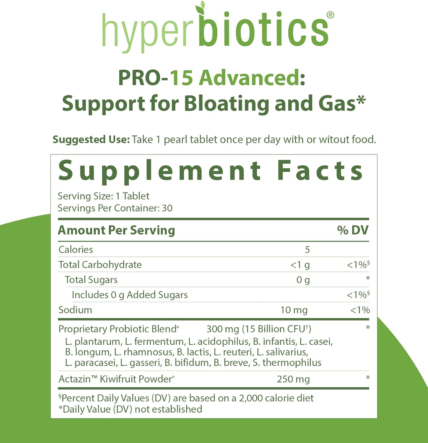 Hyperbiotics Pro 15 Advanced Probiotic Supplement | Time Release Table - Hyperbiotics Pro 15 Advanced Probiotic Supplement
