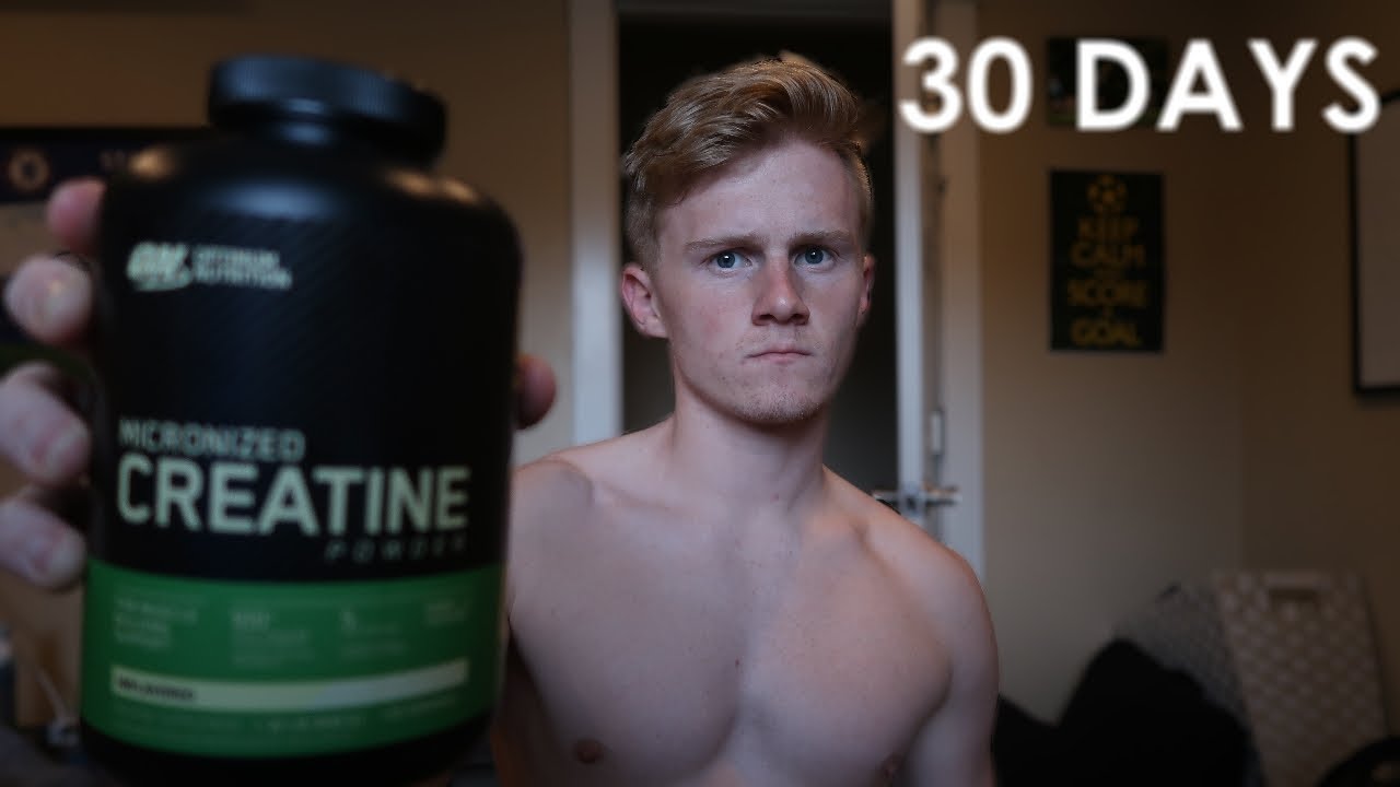 Creatine 30 Days Before And After