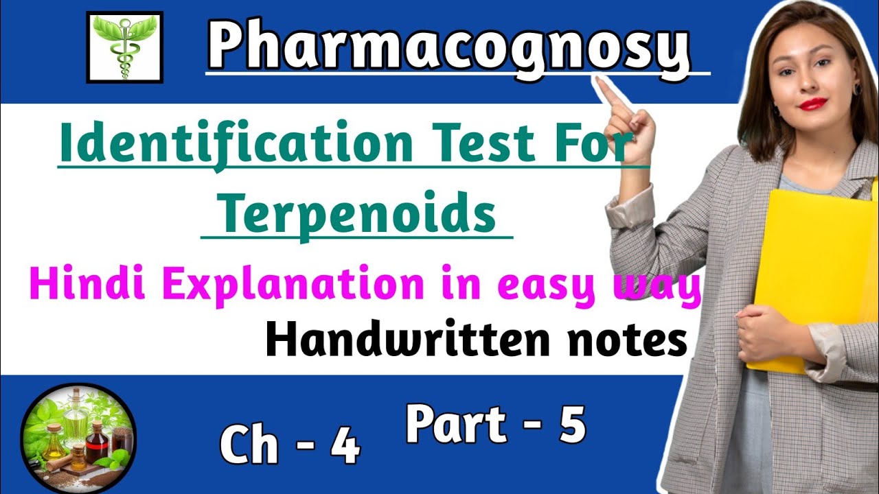 Identification Test For Terpenoids || Pharmacognosy || d. Pharm - Do Terpenes Show Up On Drug Test