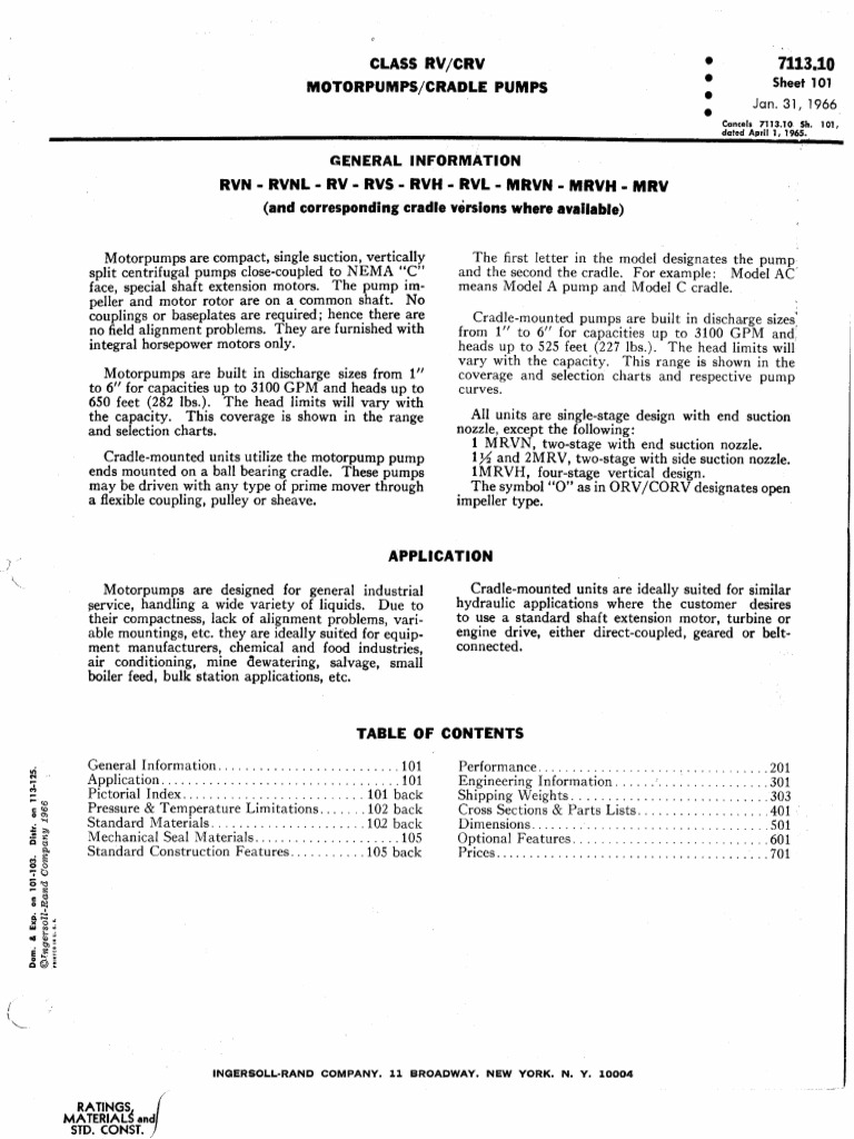 INGERSOLL RAND - Technical Information | Download Free PDF | Pump | Engines - Ingersoll Rand Will Be Closed On 07/04 And 07/05