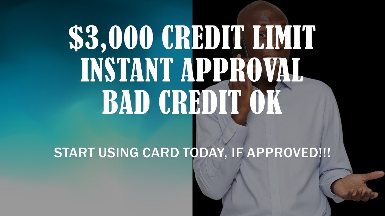 INSTANT APPROVAL|PROSPER MASTERCARD| BAD CREDIT ACCEPTED - YouTube - Immediate Line Of Credit For Bad Credit Guaranteed Approval