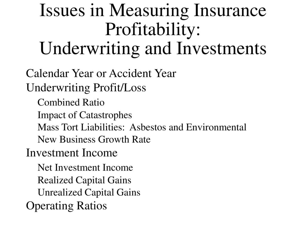 Relation Of Earnings To Insurance Provision