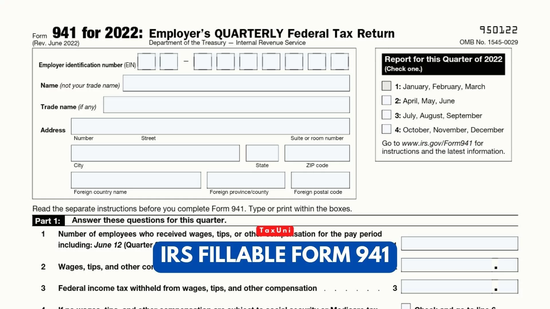 IRS Fillable Form 941 2025 - Can 941 X Be Filed Electronically