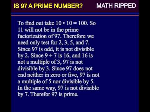 Is 97 Prime Or Composite Number