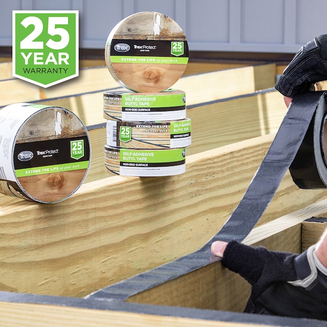 Joist 1.63-in x 50-ft Butyl Deck Tape in the Deck Tape department at - Anti Slip Tape For Trex Decking