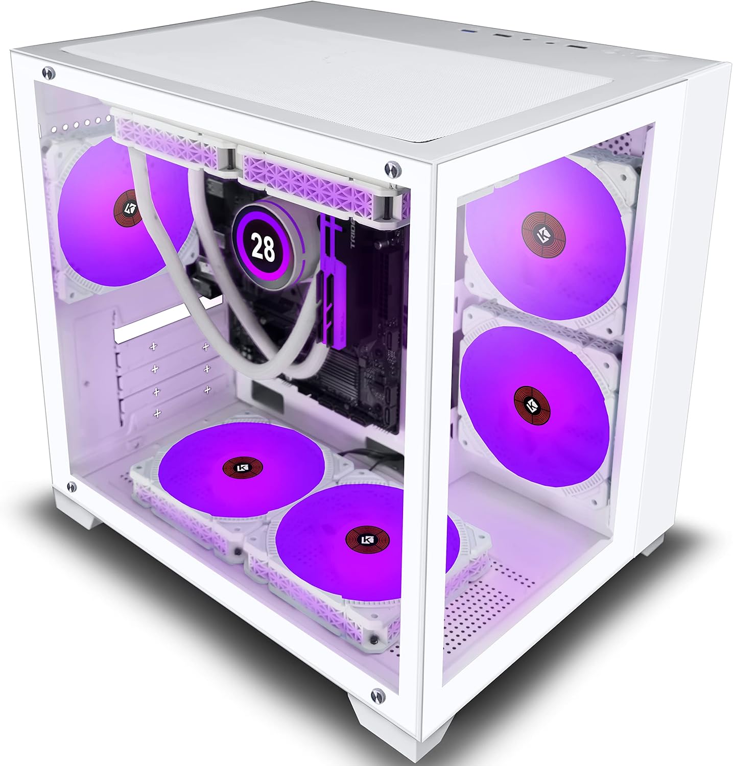 KEDIERS Micro ATX Tower PC Case 7 ARGB Fans Gaming PC Mini Case with 2 - Case Western Reserve University Biomedical Engineering