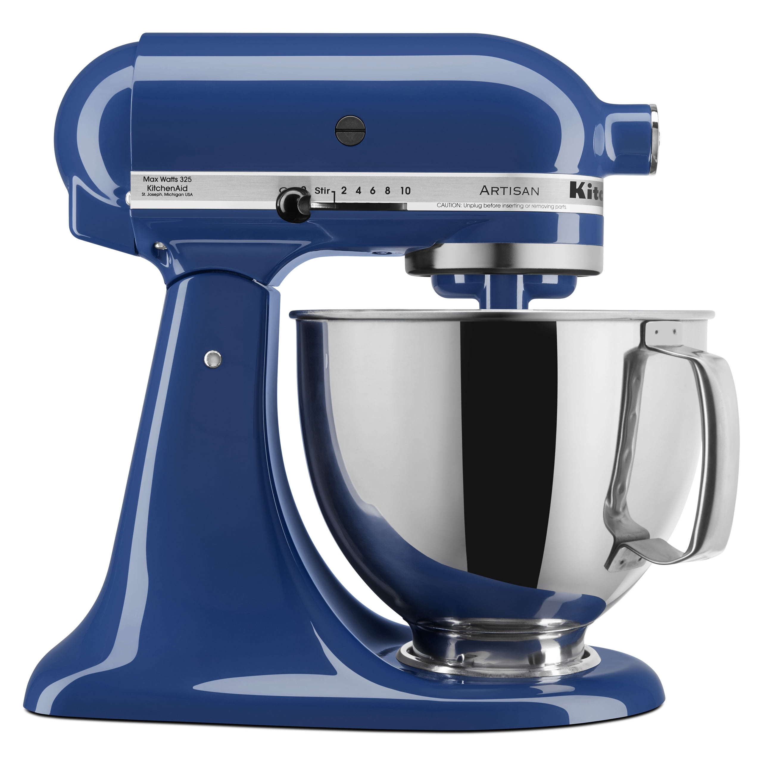 KitchenAid Artisan Series 5 Quart Tilt-Head Stand Mixer, Blue Willow - Kitchenaid Mixer Professional 5 Plus Vs Artisan