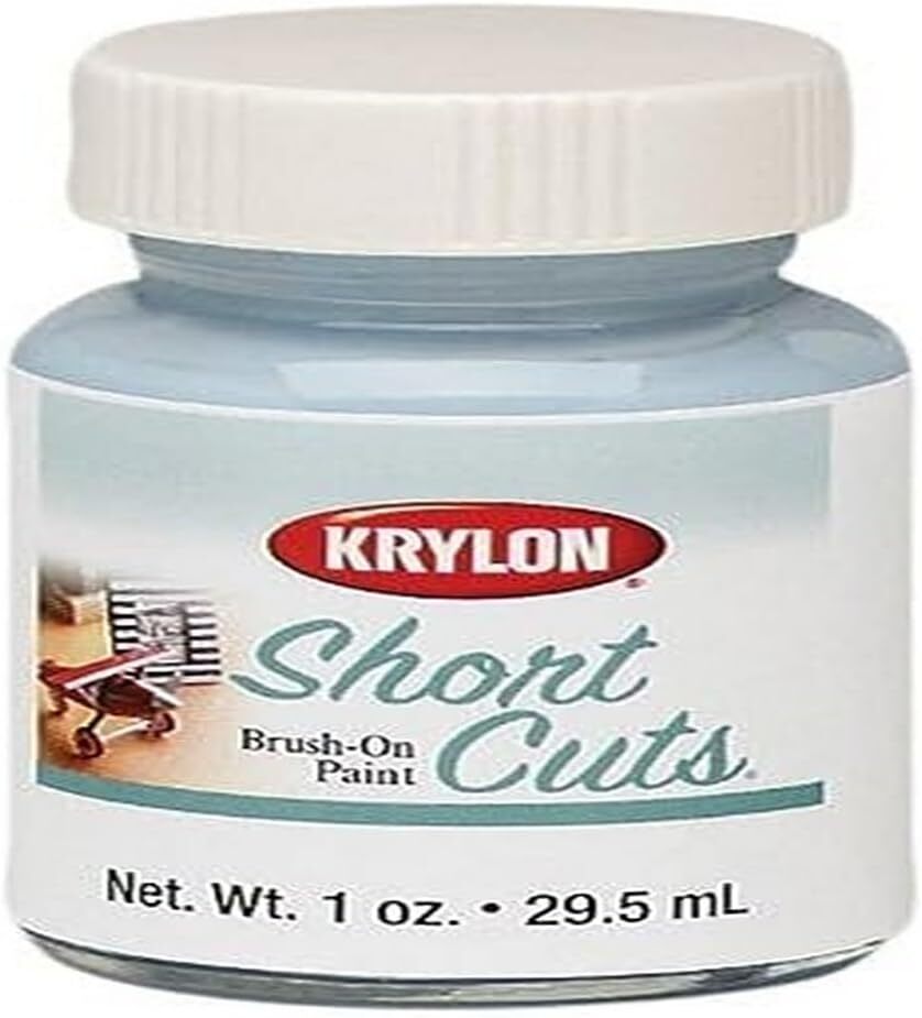 Krylon KSCB001 Short Cuts Brush-On Paint, 1 Fl Oz (Pack of 1), Gold - Krylon Short Cuts Brush On Paint
