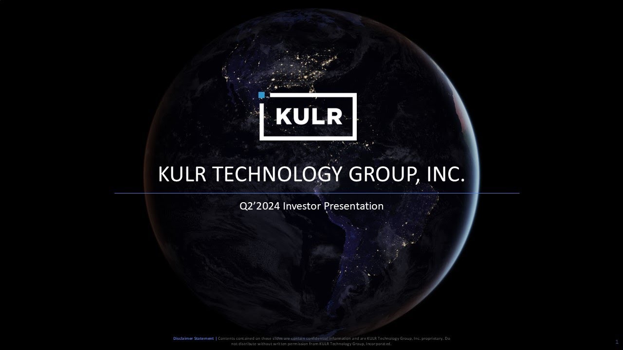 KULR Technology 2024 Q2 Earnings Call - YouTube - Kulr Technology Financial Performance February 2025