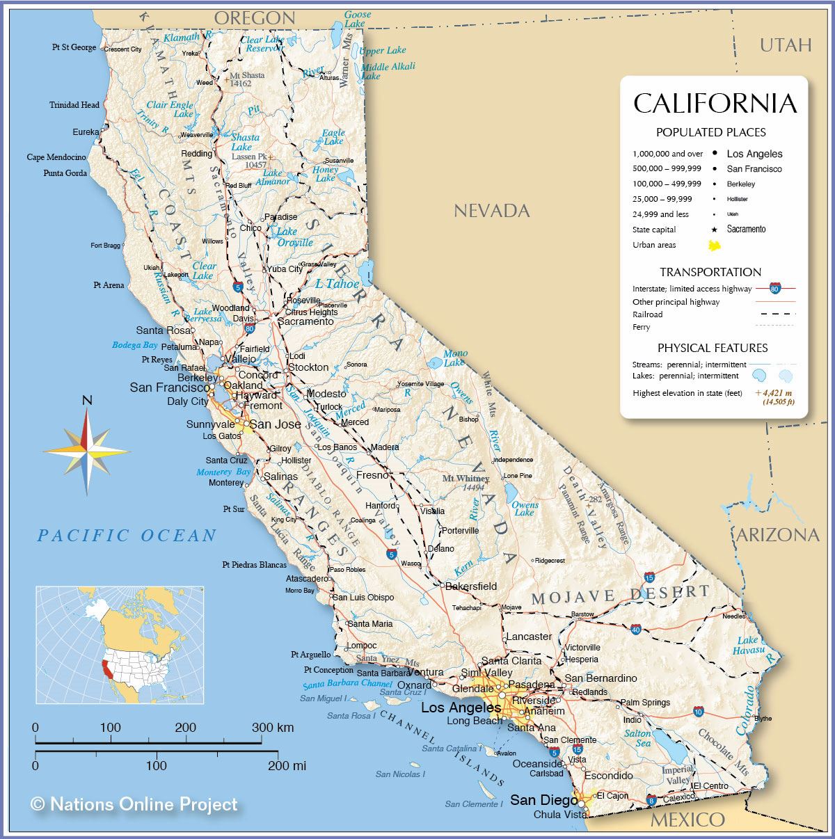 Large California Maps for Free Download and Print | High-Resolution and - California Welfare And Institutions Code 300