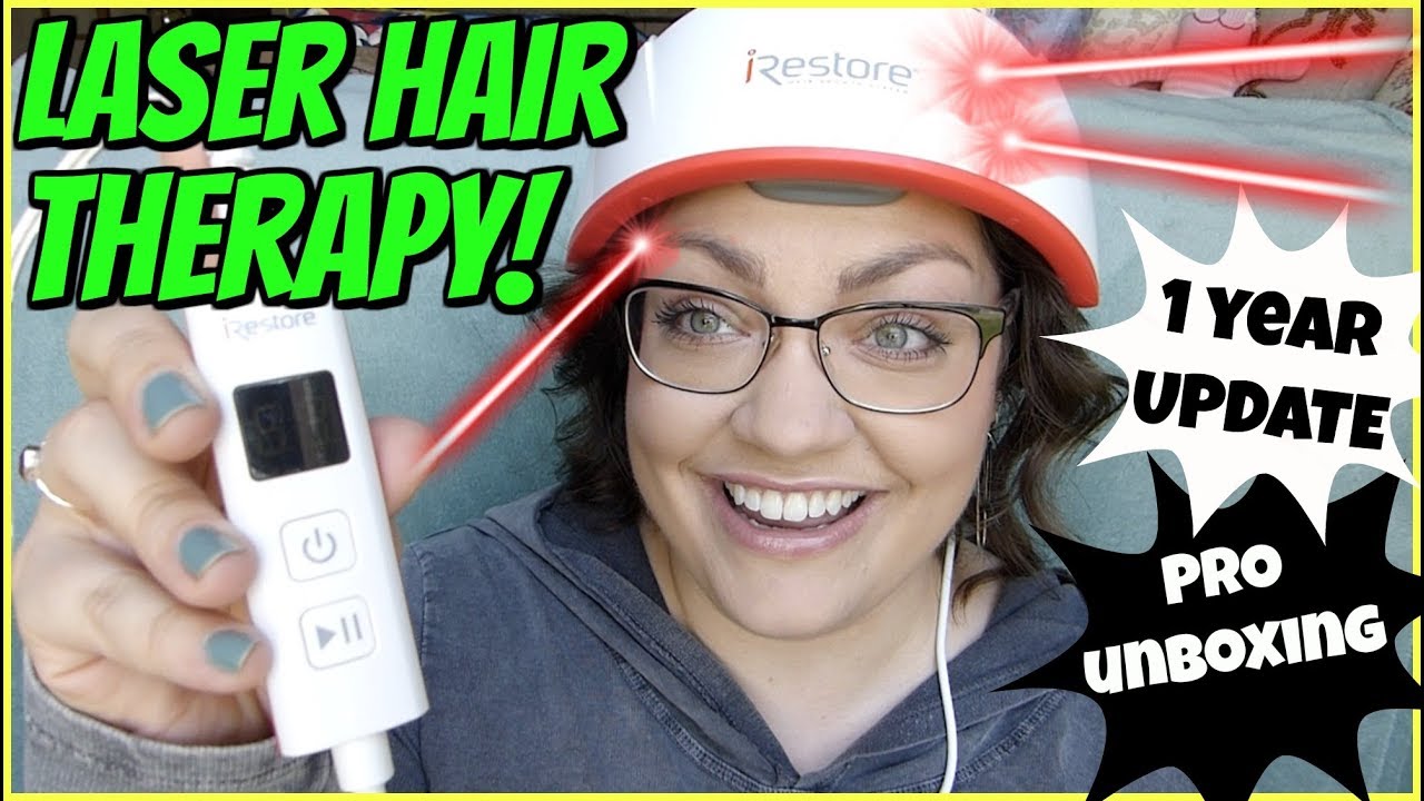 LASER HAIR GROWTH UPDATE!!! | iRestore 1 YEAR Results + PRO Device - Irestore Professional 282 Laser Hair Growth Device
