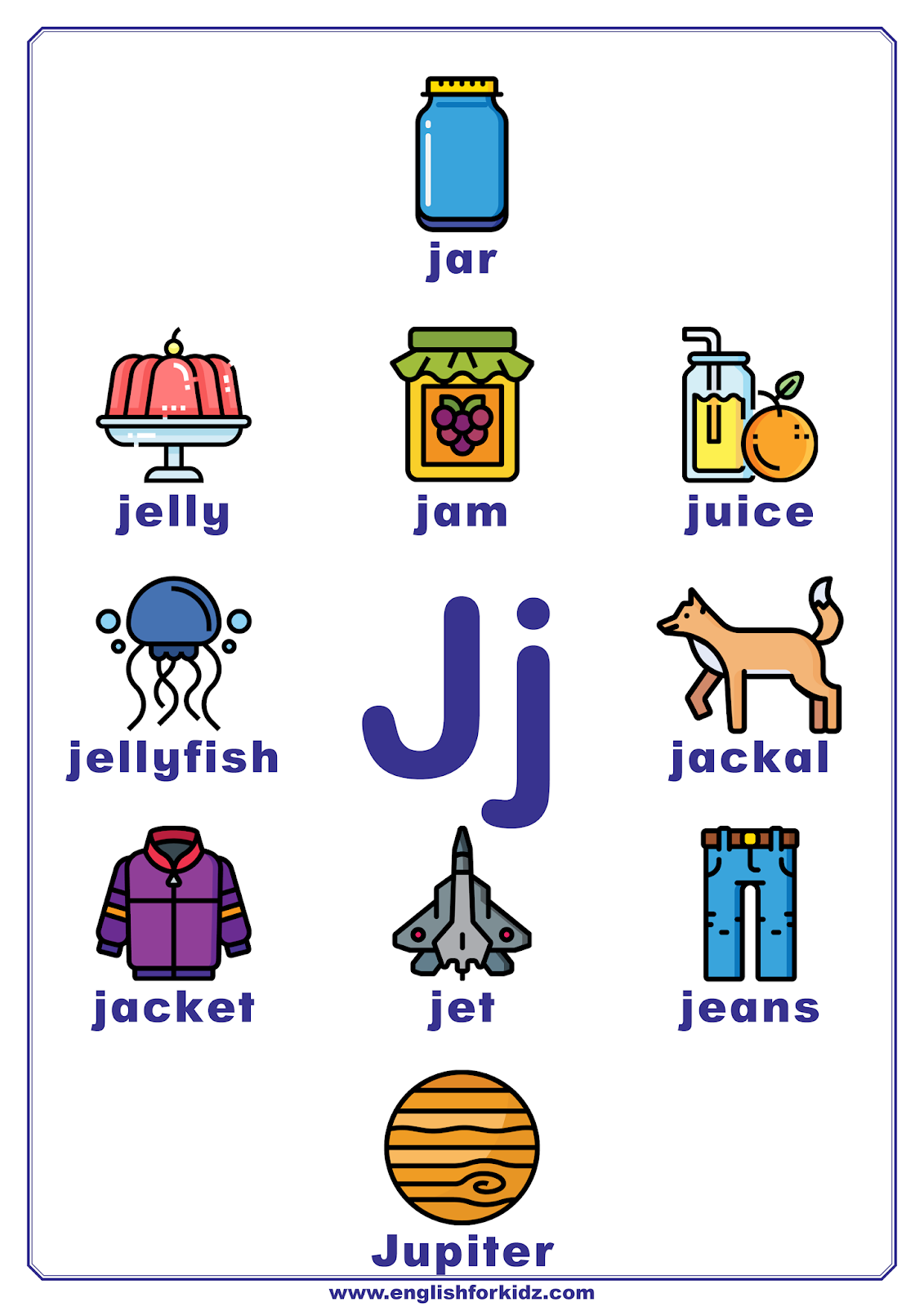 Letter J Worksheets, Flash Cards, Coloring Pages - Doj Investigates Potential Price-fixing In Pvc Pipe Market