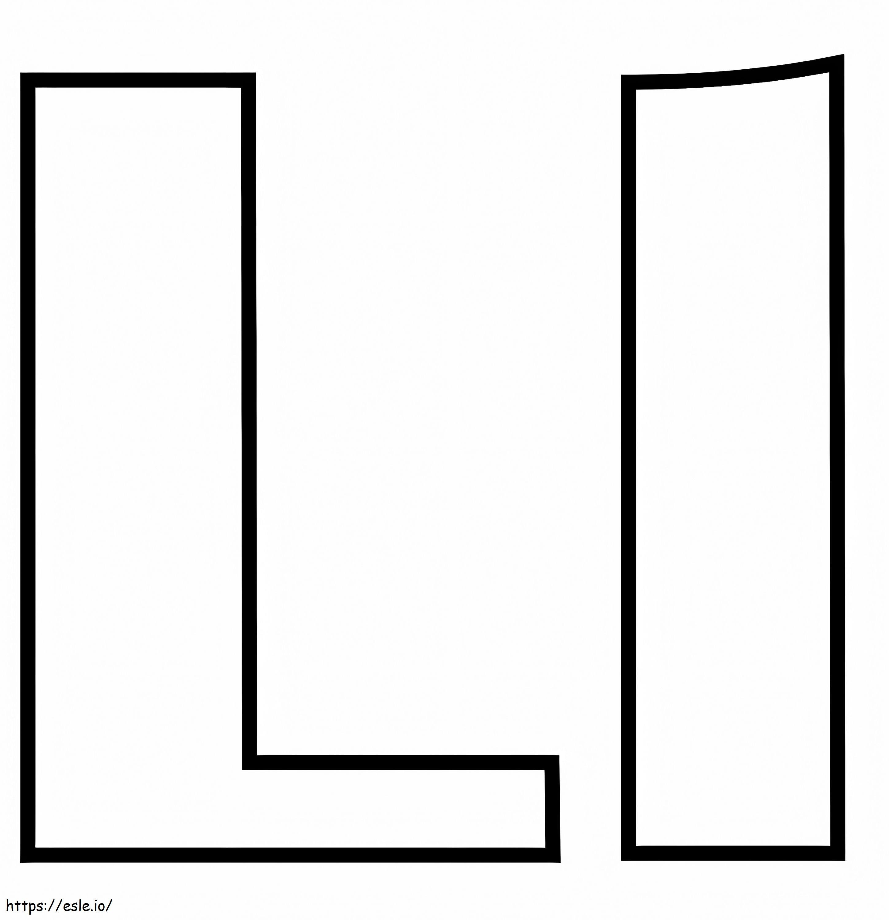 Letter L L coloring page - Does L Arginine Make You Last Longer In Bed