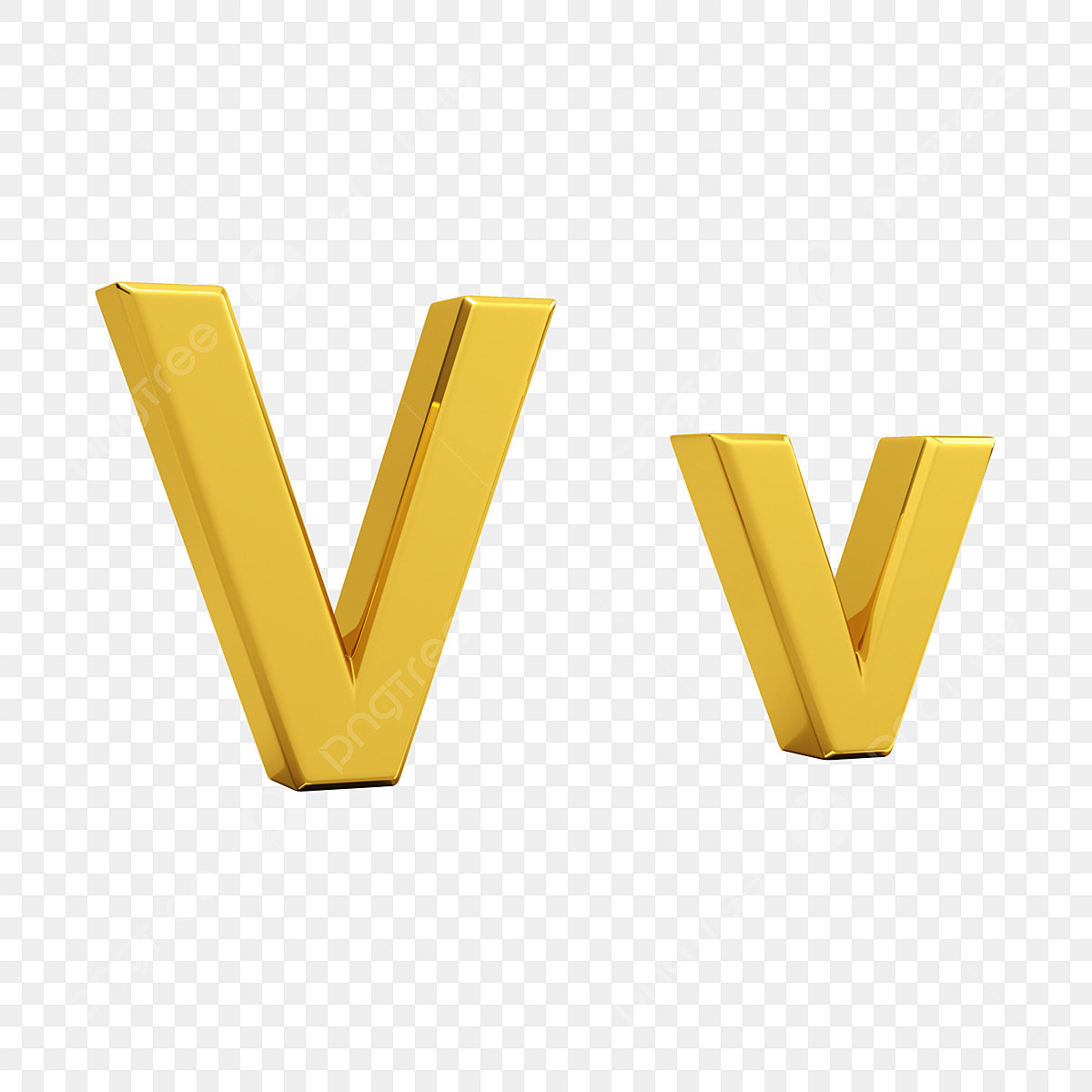 Letter V Clipart Vector, Gold Letter V, V, Letter, Letter V PNG Image - V Rising How To Dominate Human