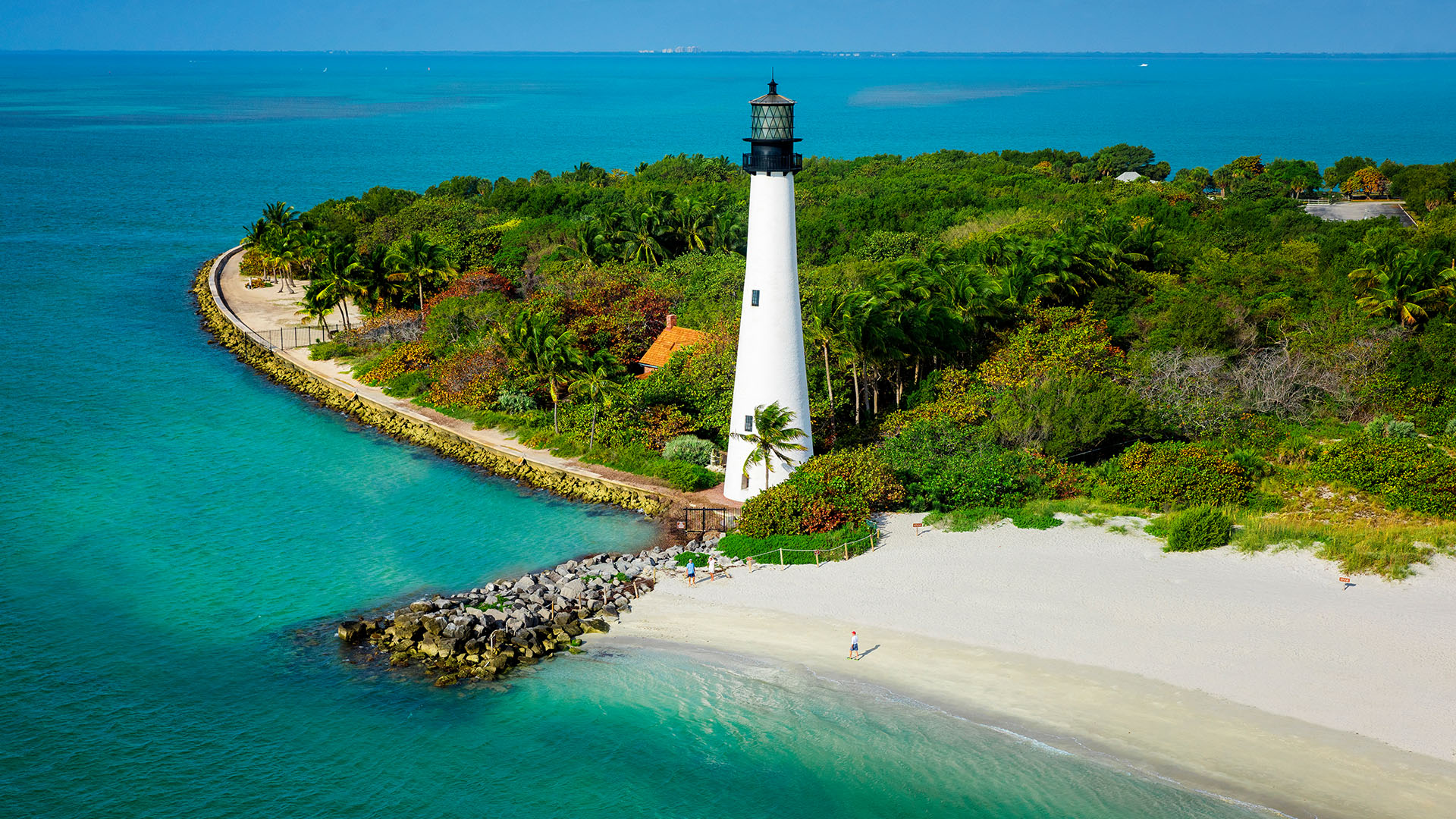 Lighthouse in Bill Baggs Cape Florida State Park, Key Biscayne, Florida - Florida Citrus Grower Alico Inc. Development