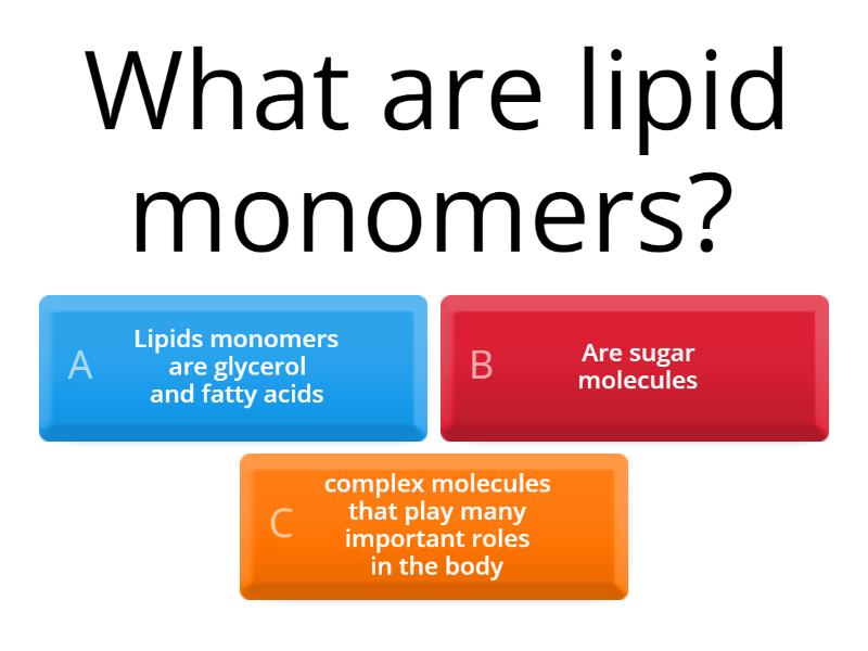 Which Of The Following Is A Lipid