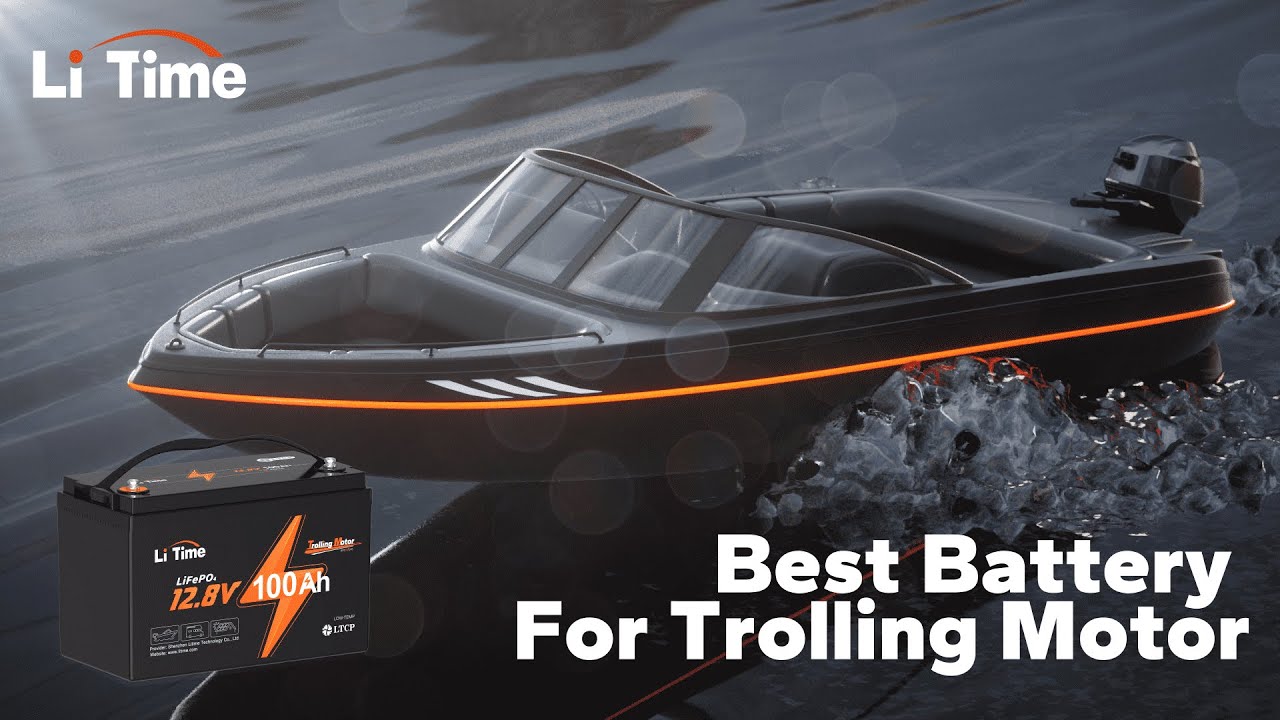 LiTime 12V 100Ah TM LiFePO4 Batterie, Tieftemperaturschutz Für - Litime 12v 100ah Tm Lithium Marine Trolling Motor Battery