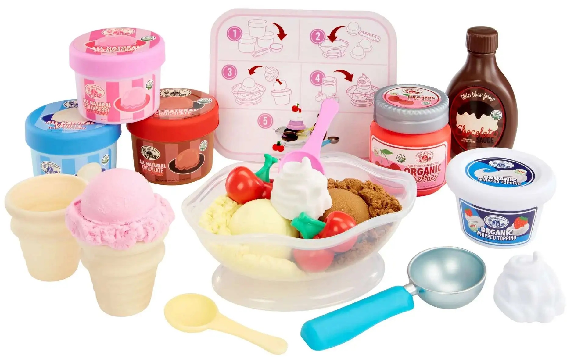 Little Tikes Creative Chefs Ice Cream Kit Playset MGA Entertainment - Little Tikes Creative Chefs Ice Cream Kit