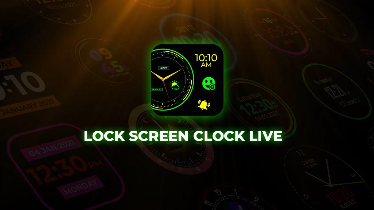 Lock Screen Clock Live | Free Android Apps | Trending Android Apps - What Is Screen Time Unlock App
