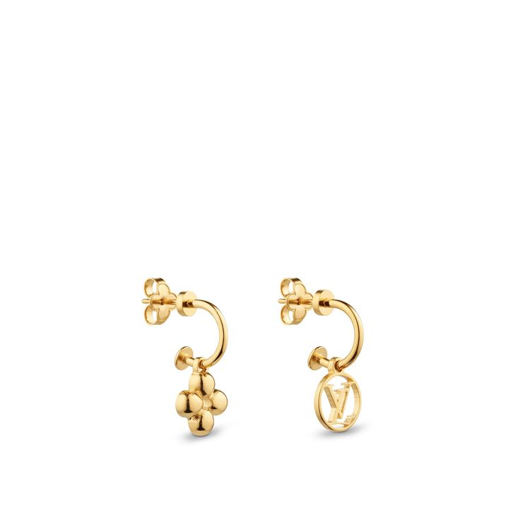 Louis Vuitton Set Of 3 Earrings