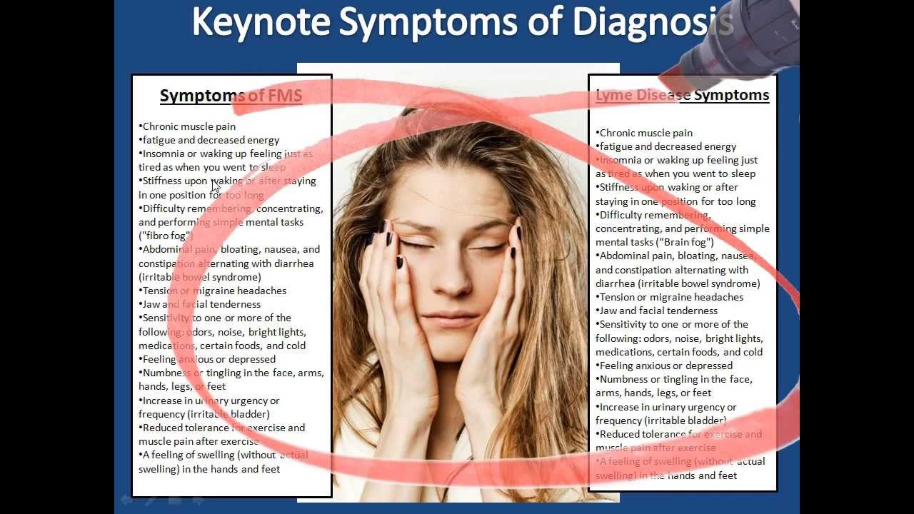 Lyme Disease and Fibromyalgia: The Surprising Connection - YouTube - Those Symptoms That Involve Noticeable Decreases