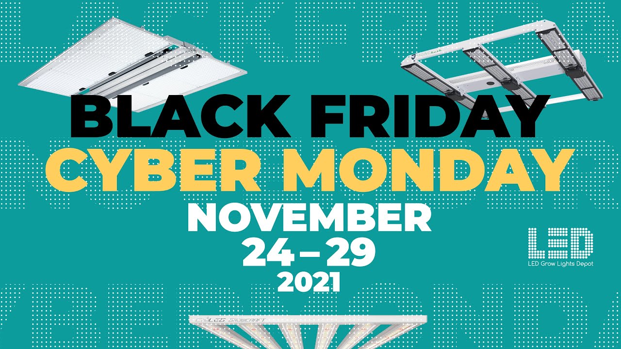MASSIVE Black Friday / Cyber Monday Sale on LED Grow Lights (Nov 24-29 - Black Friday Deals On Grow Lights