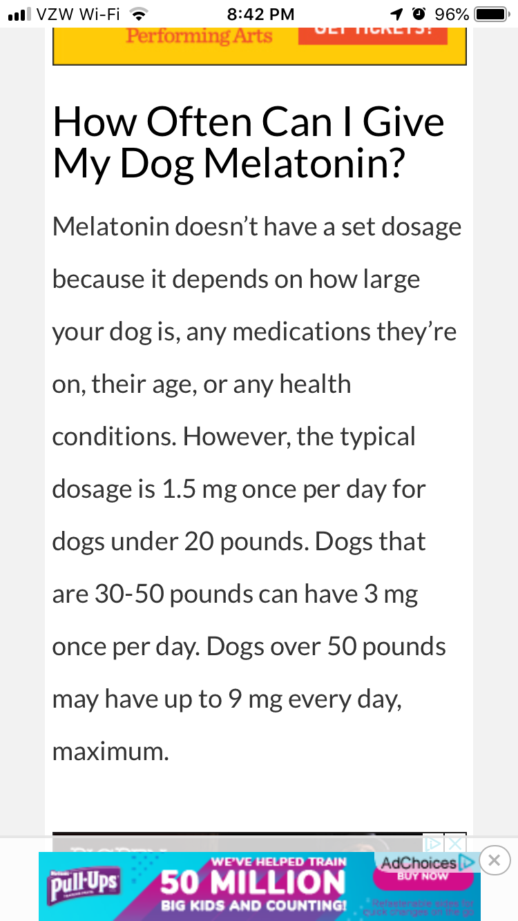 Melatonin dosage for dogs Meds For Dogs, Pet Meds, Dog Care Tips, Pet - How Much Melatonin To Give A Dog