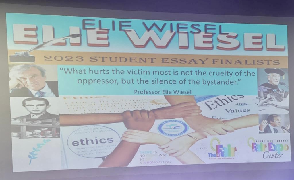 Miami-Dade Schools on Twitter: "Congratulations to all the @MDCPS - Elie Wiesel Prize In Ethics Essay Contest
