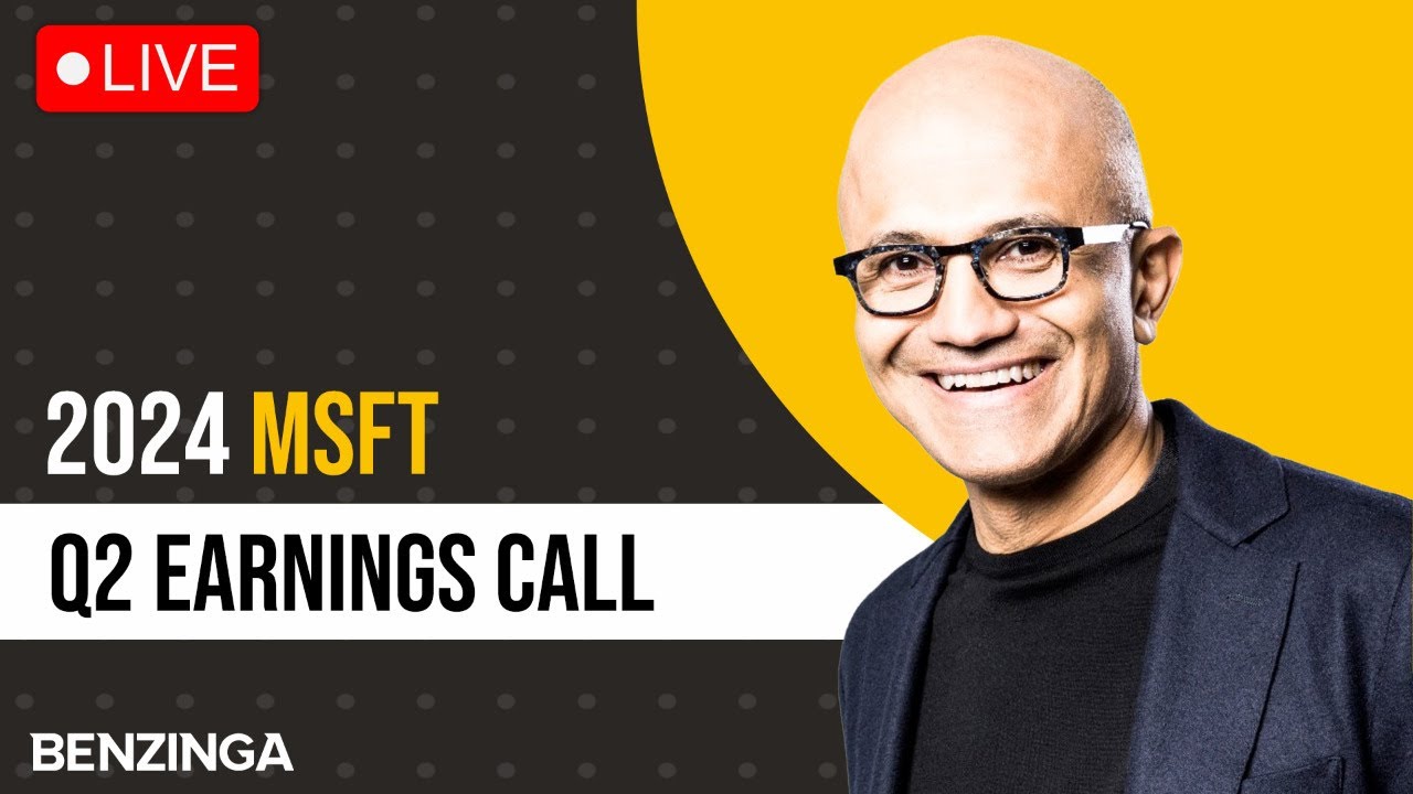 Microsoft Q2 2024 Earnings Call LIVE | $MSFT - YouTube - Getty Images Q2 2024 Earnings Call August